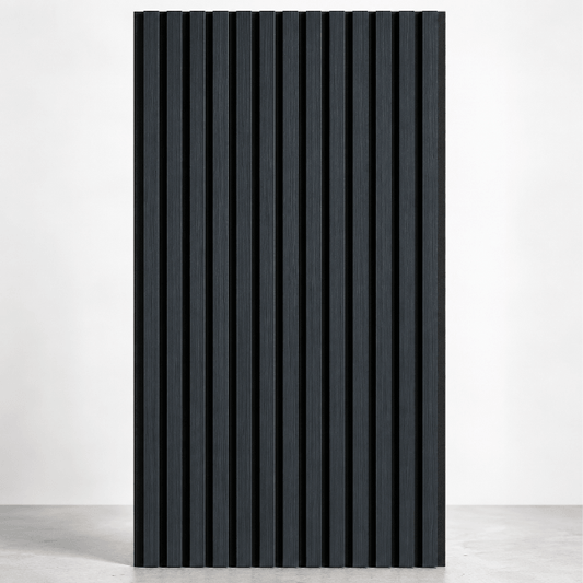 Black (3002) Acoustic Slat Wall Panels