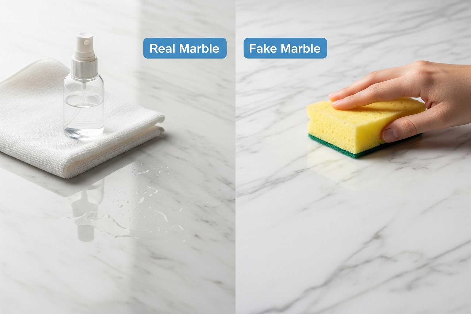 Maintenance Needs: Real vs Engineered Marble